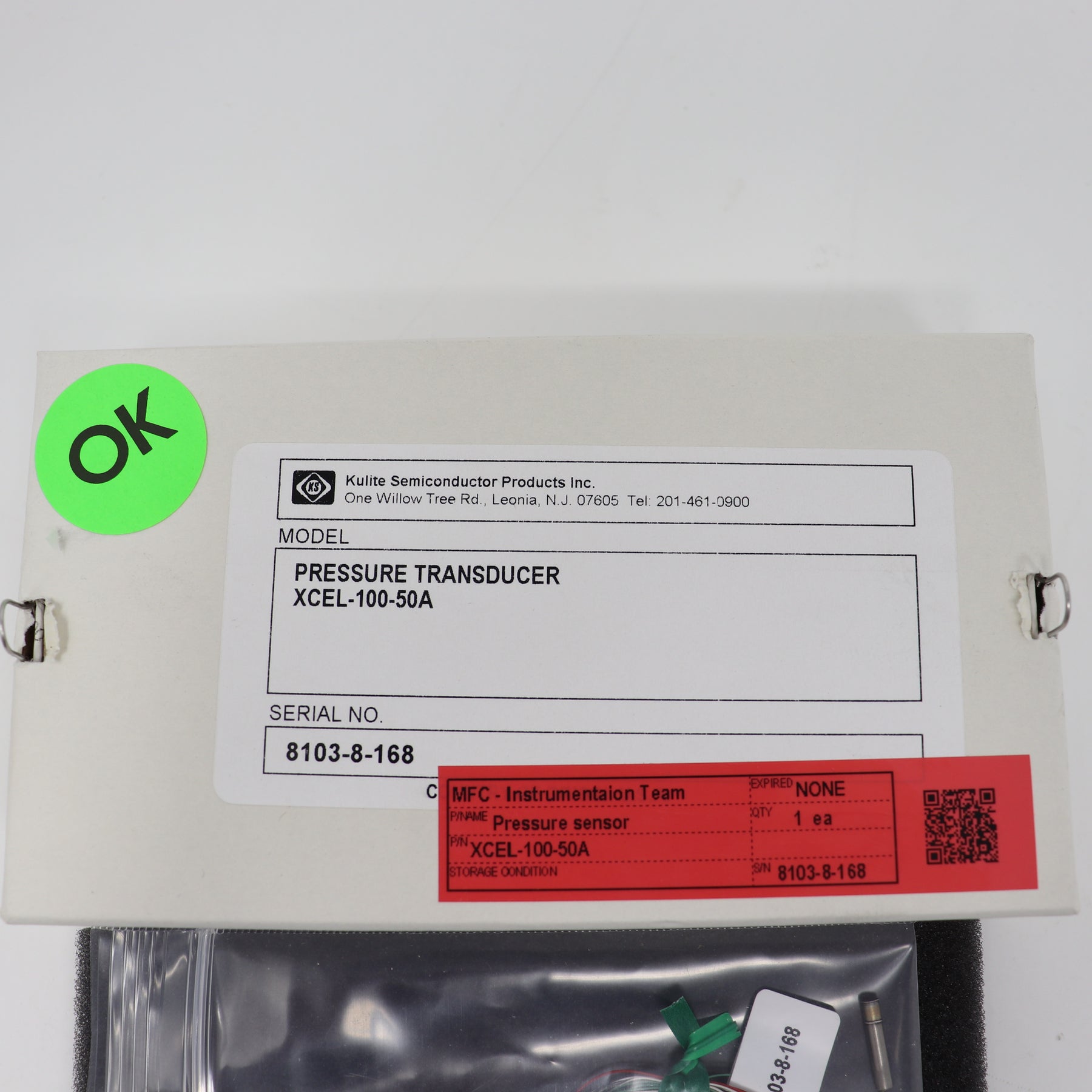 Kulite High Temperature Miniature Pressure/ Sensor Transducer XCEL-100-50A