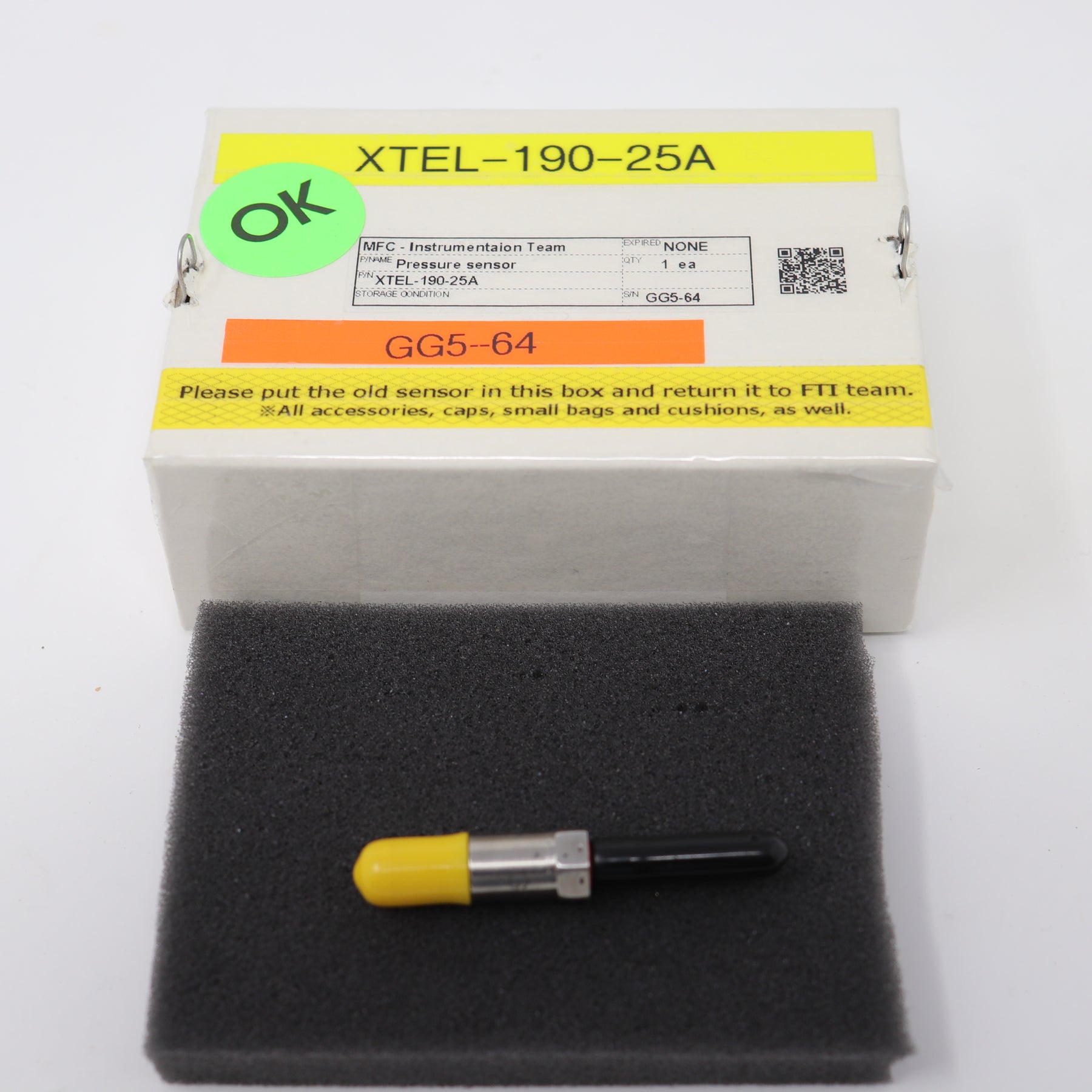 Kulite Miniature Ruggedized High Temp Pressure Transducer XTEL-190-25A