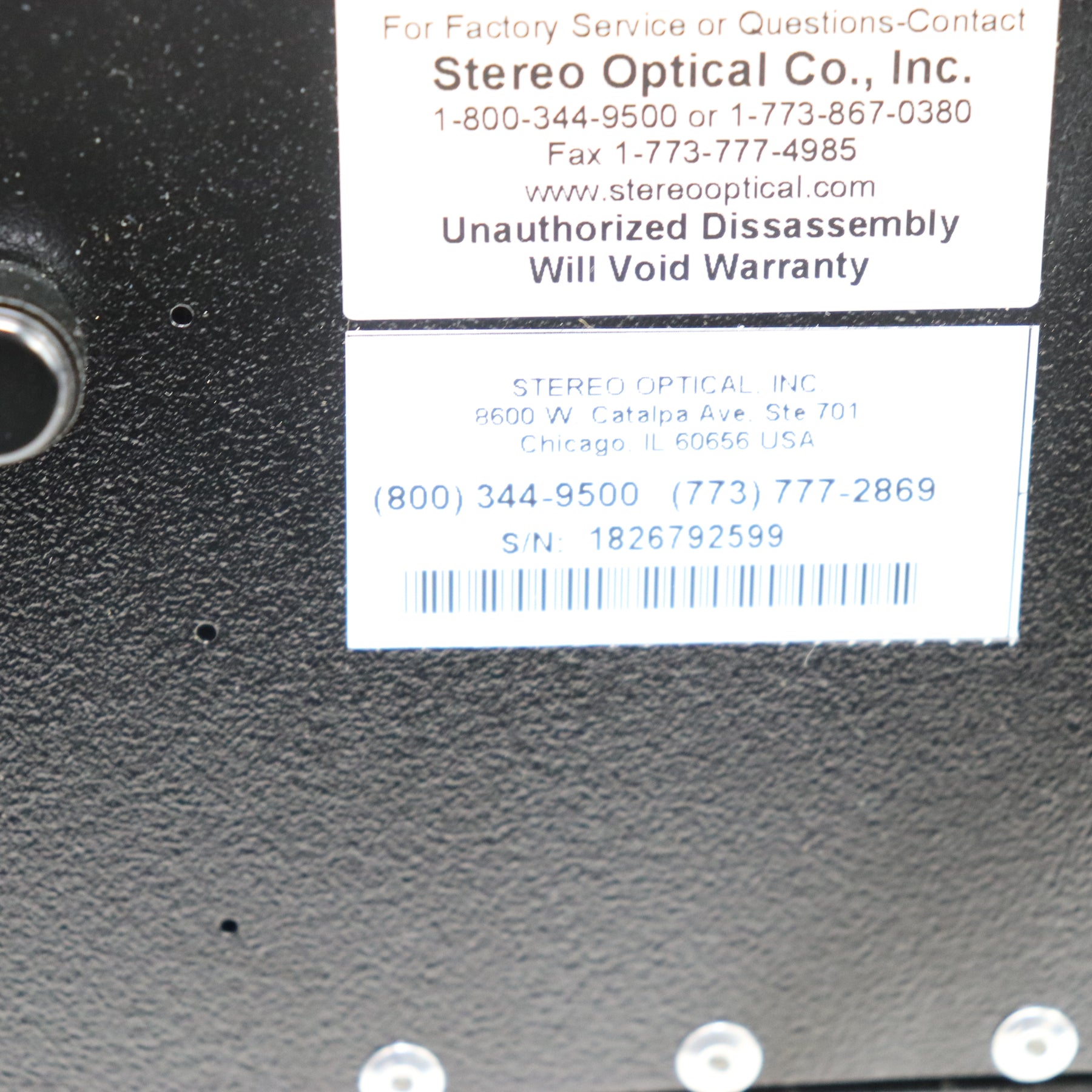 Stereo Optical Co Optec 1000 DMV (updated version) Vision Tester Screener