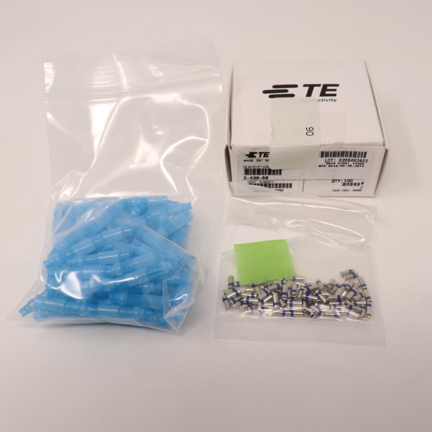 (90) Pack TE Connectivity 20awg-16awg SPLICE D-436-58