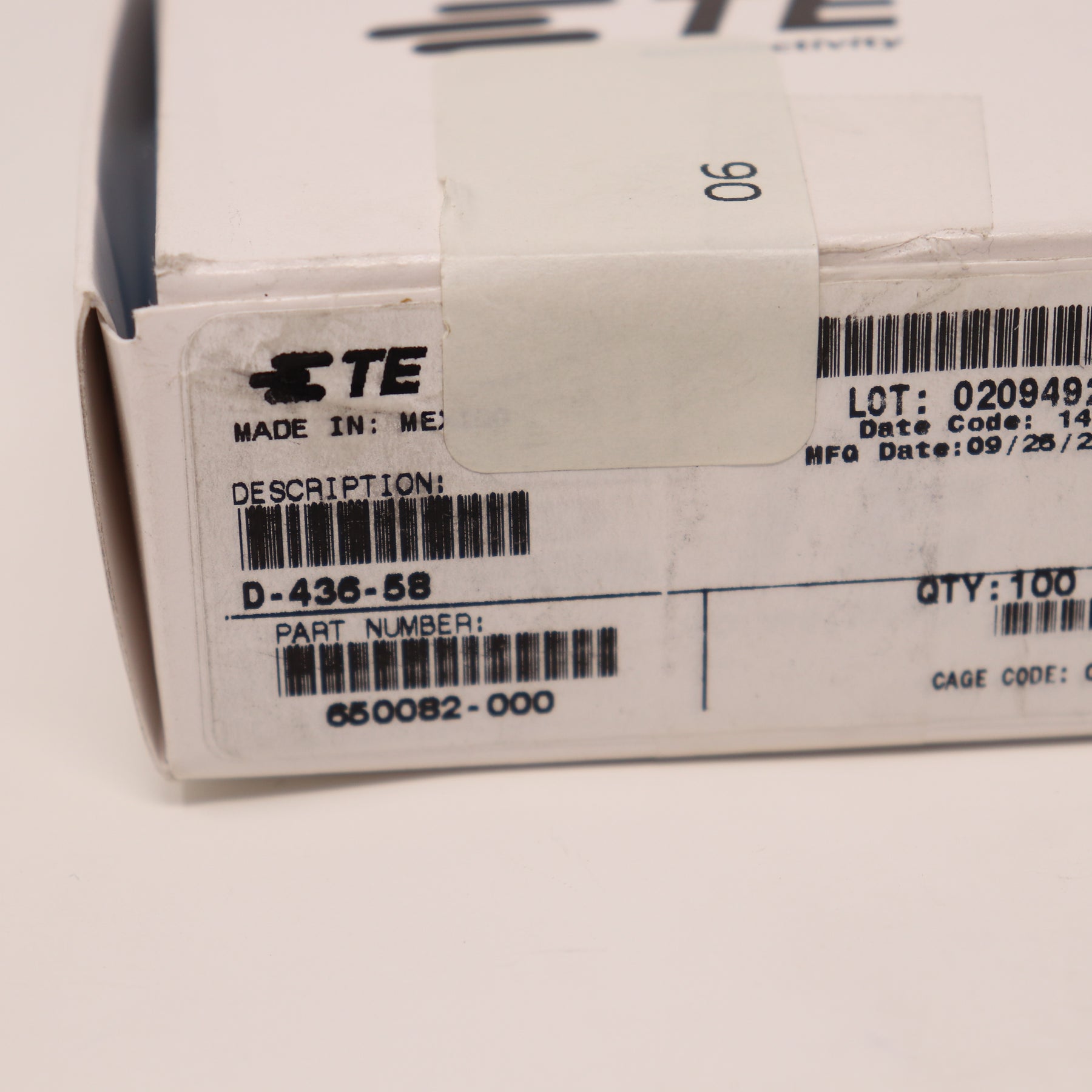 (90) Pack TE Connectivity 20awg-16awg SPLICE D-436-58