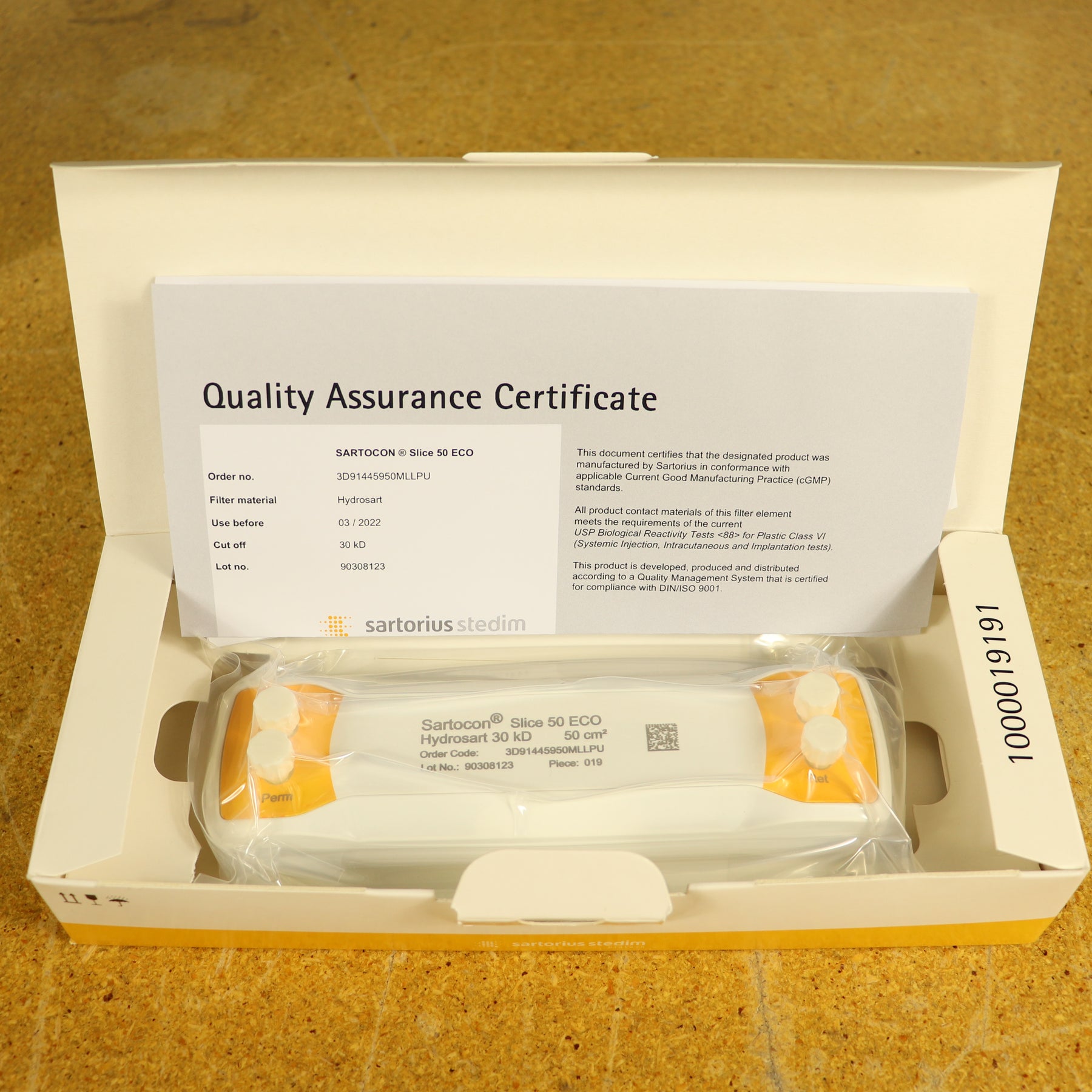 Sartorius Sartocon Slice 50 Eco Hydrosart 30kD 3D91445950MLLPU