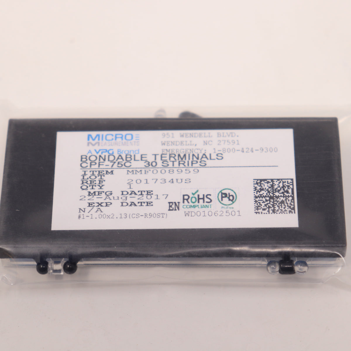 (30) Strips Vishay Micro Measurements Bondable Terminal CPF-75C