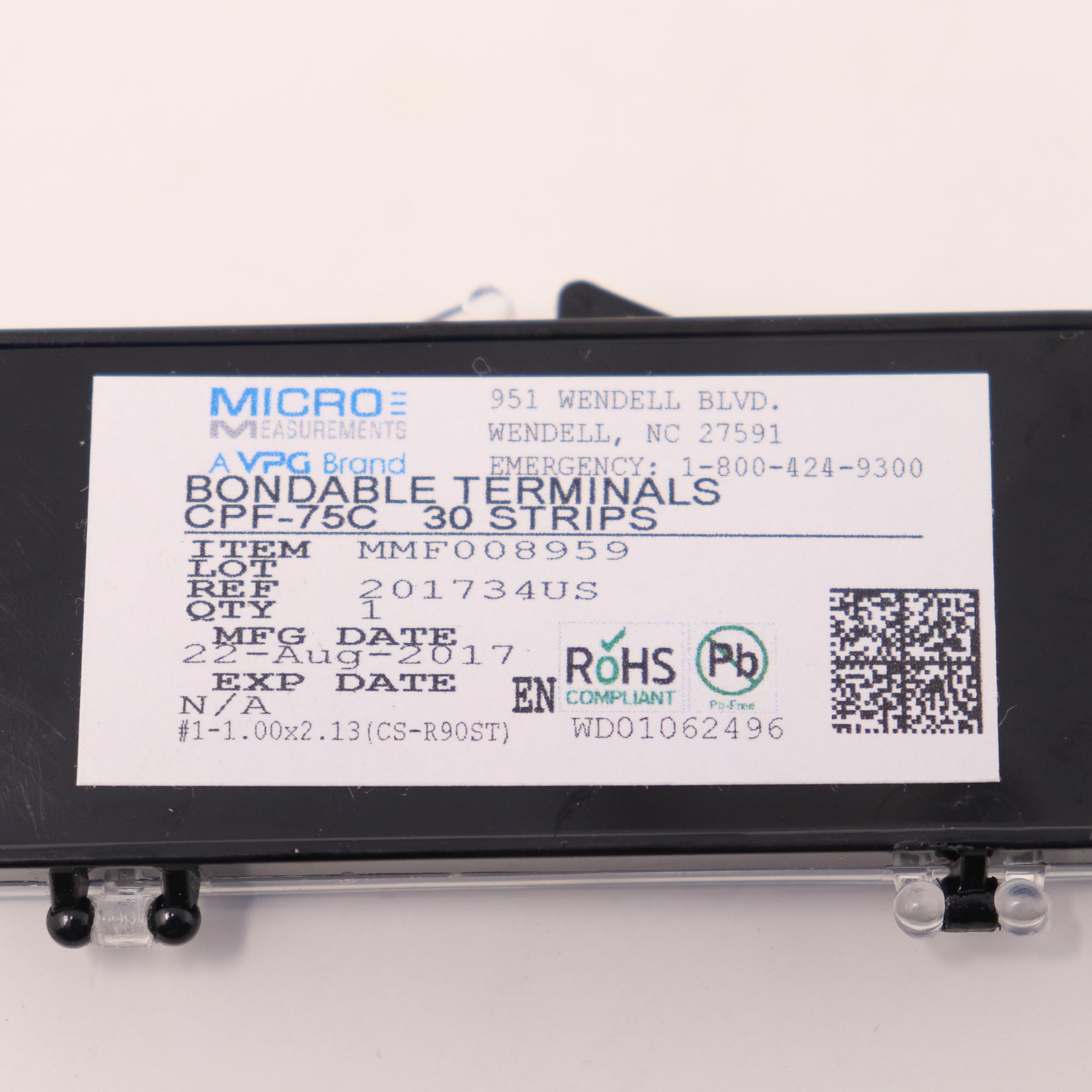 (28) Strips Vishay Micro Measurements Bondable Terminal CPF-75C