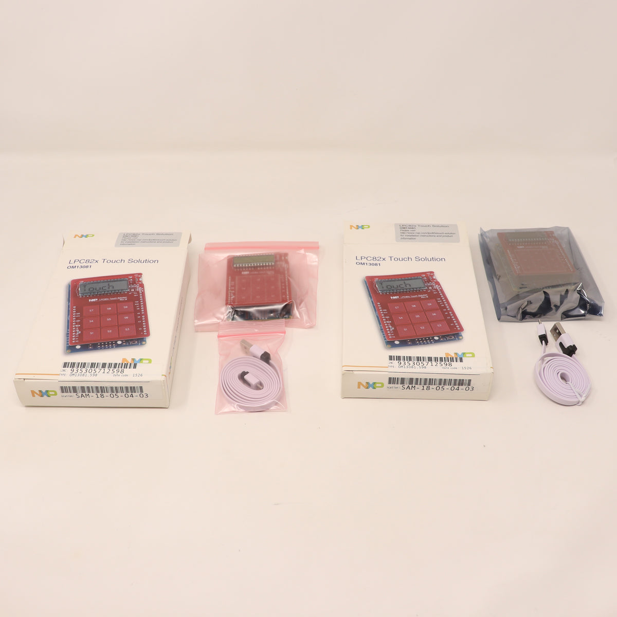 (2) NXP OM13081 LPC82x Touch Solution Rev. B Demo Board for the LPC82x family of MCUS
