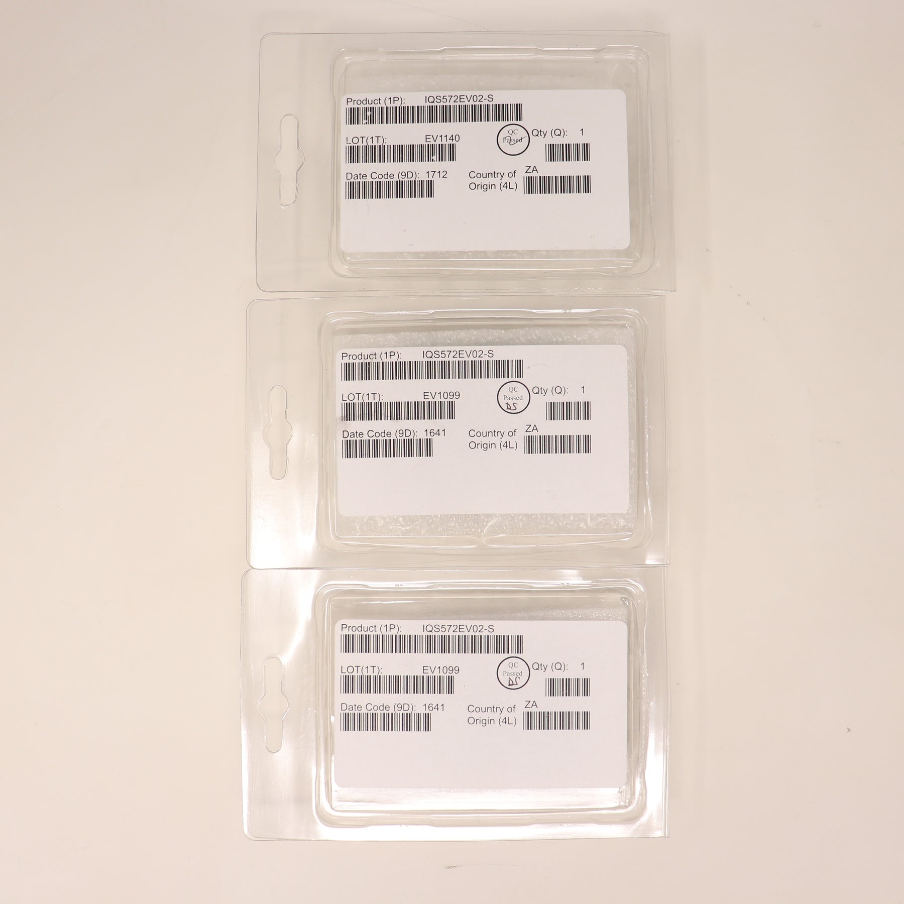 (3) Azoteq IQS572EVO2-S IQ Switch ProxSense Shield for Arduino
