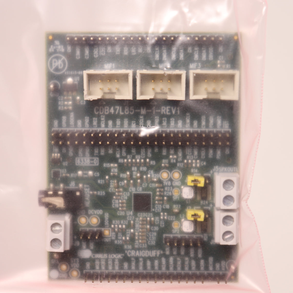 (6) Cirrus Logic "CRAIGDUFF" CDB47L85-M-1-Rev1 Board