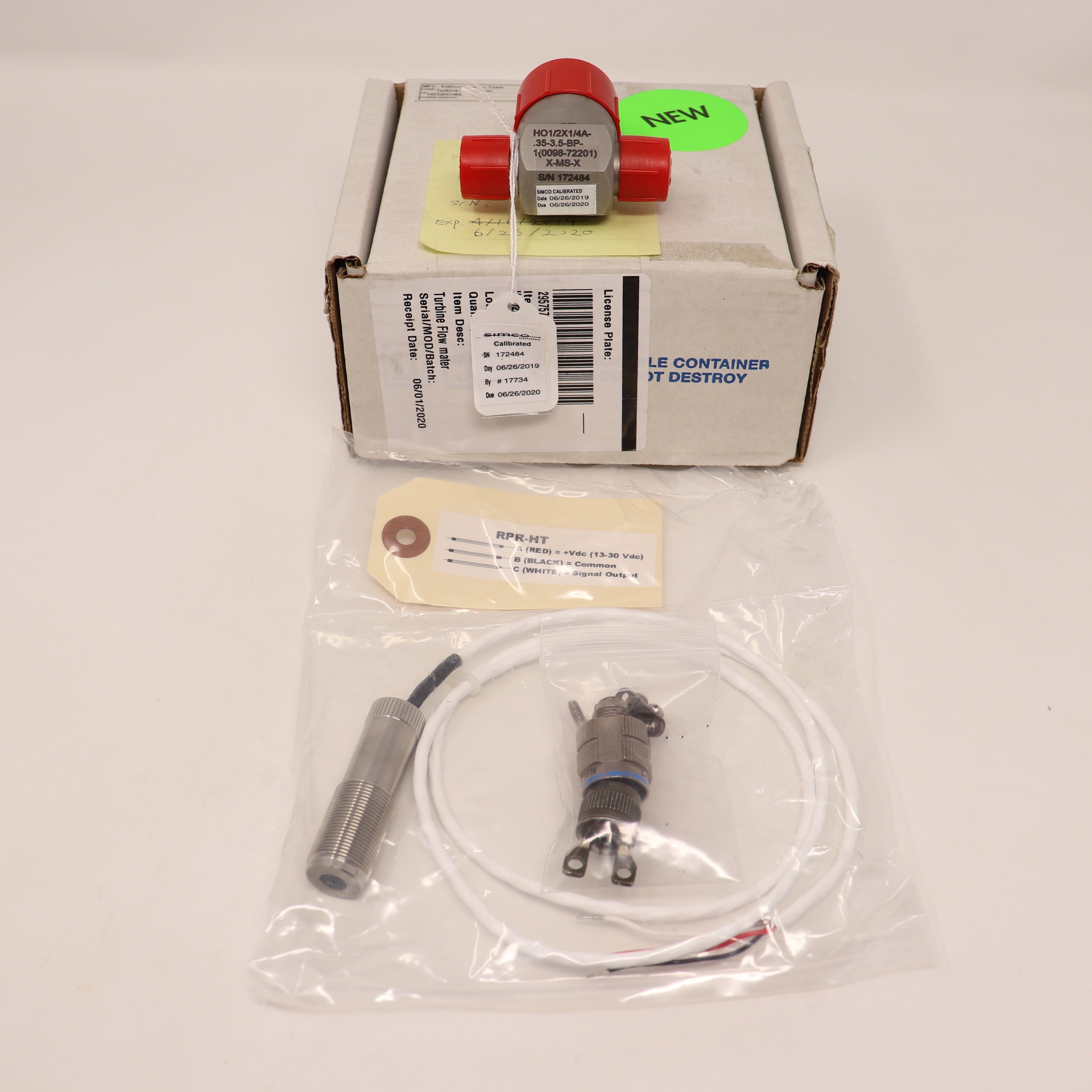 Hoffer Flow Controls Turbine Flow Meter H01/2X1/4A.353.5BP1 00987