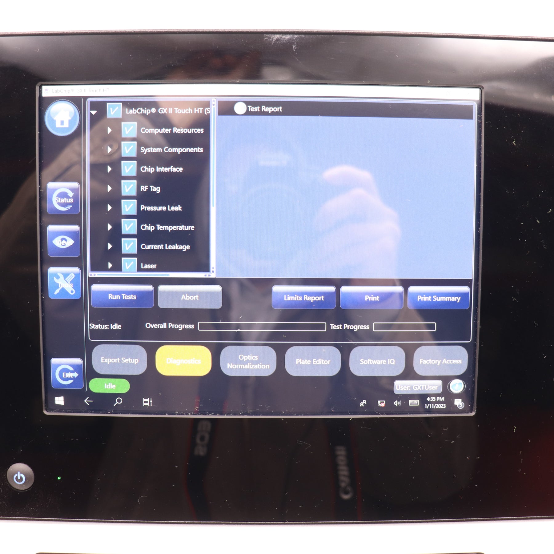Perkin Elmer Labchip GX II Touch HT Protein Characterization System CLS138160 B