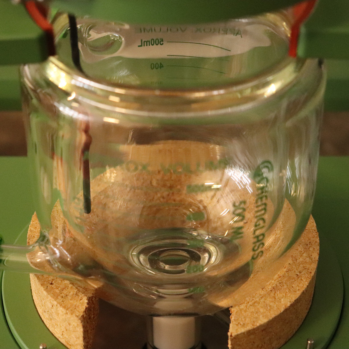 Chemglass 500mL Jacketed Process Reactor Fermenter Vessel