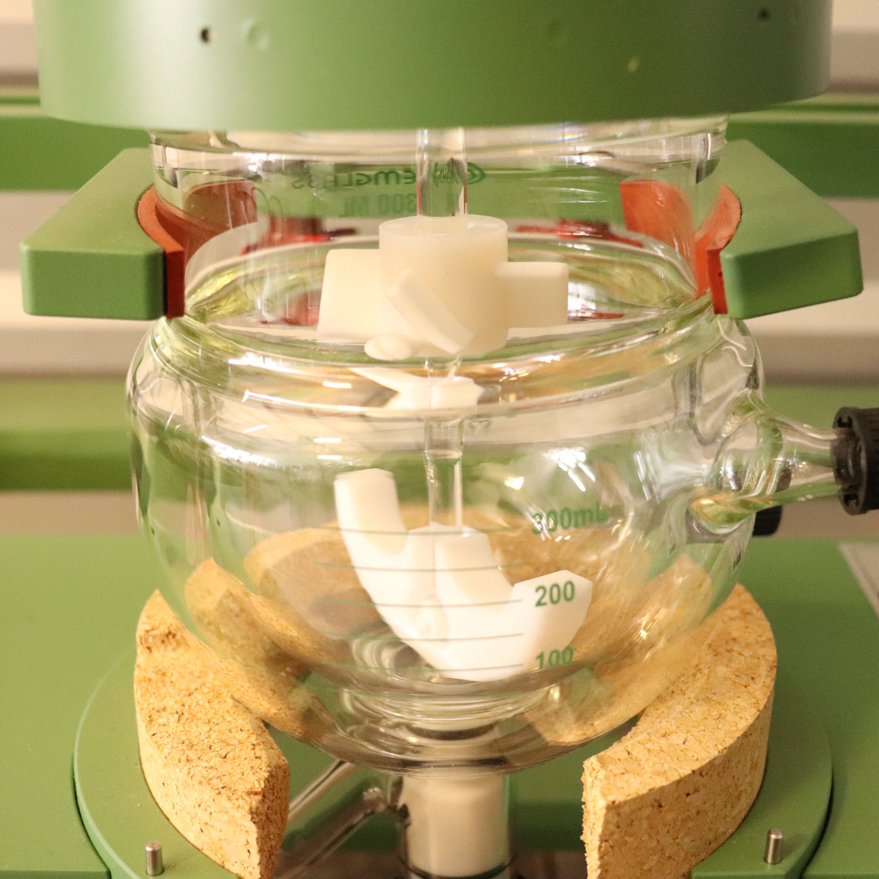 Chemglass 300mL Jacketed Process Reactor Fermenter Vessel