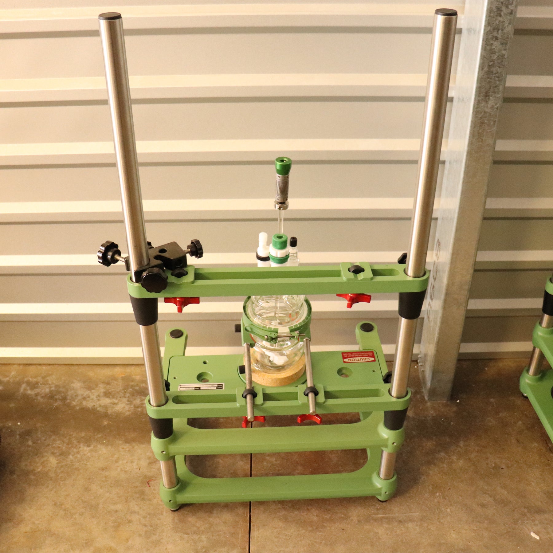 Chemglass 300mL Jacketed Process Reactor Fermenter Vessel