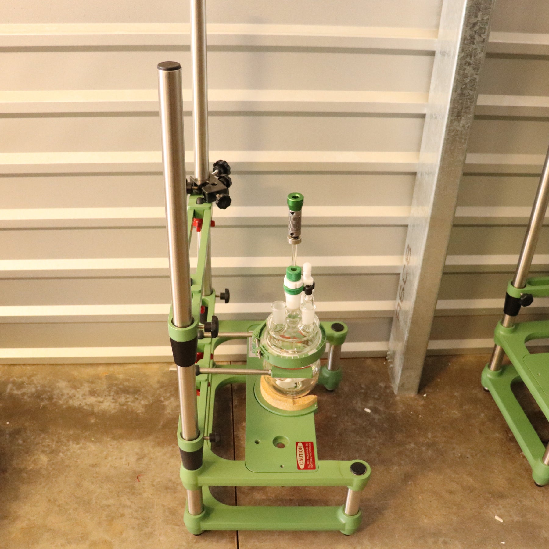 Chemglass 300mL Jacketed Process Reactor Fermenter Vessel
