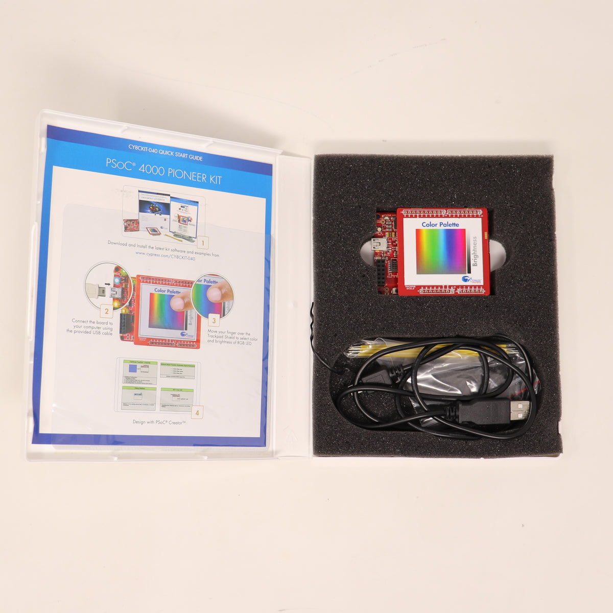 (2) Cypress CY8CKIT-040 Programmable System-On-Chip Solution PSoC 4000 Pioneer Kit