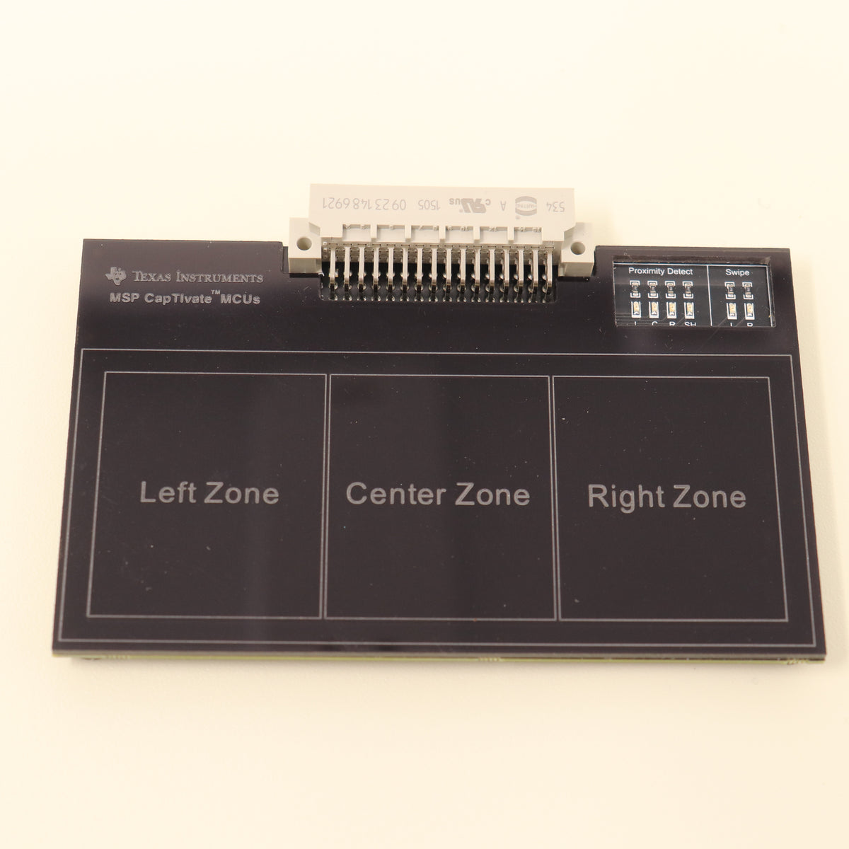 Texas Instruments TI MSP CapTIvate MCUs CAPTIVATE-PROXIMITY Rev B Capacitive Touch Development Board