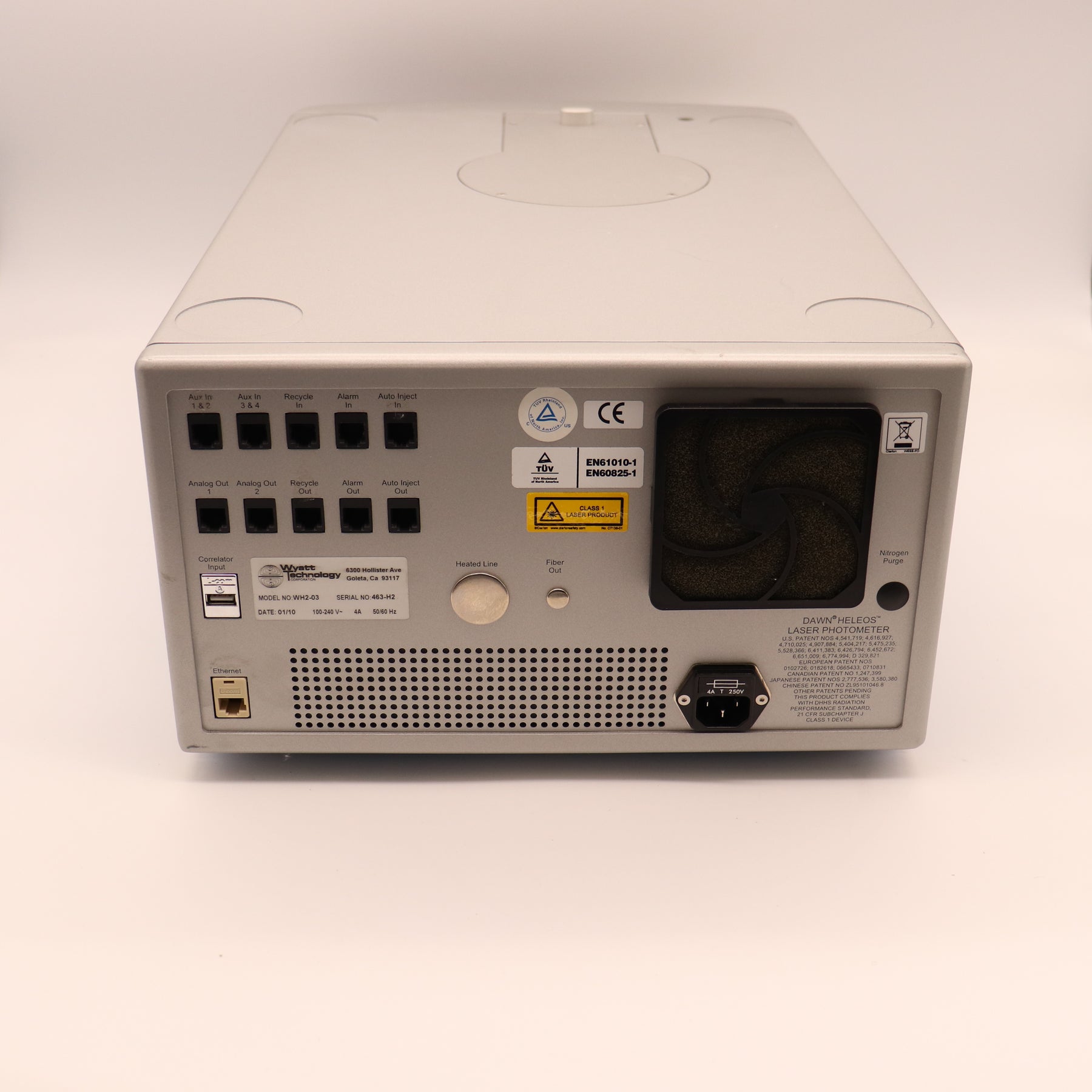 Wyatt Dawn Heleos II MALS Detector with QELS WH2-03 w/ PC