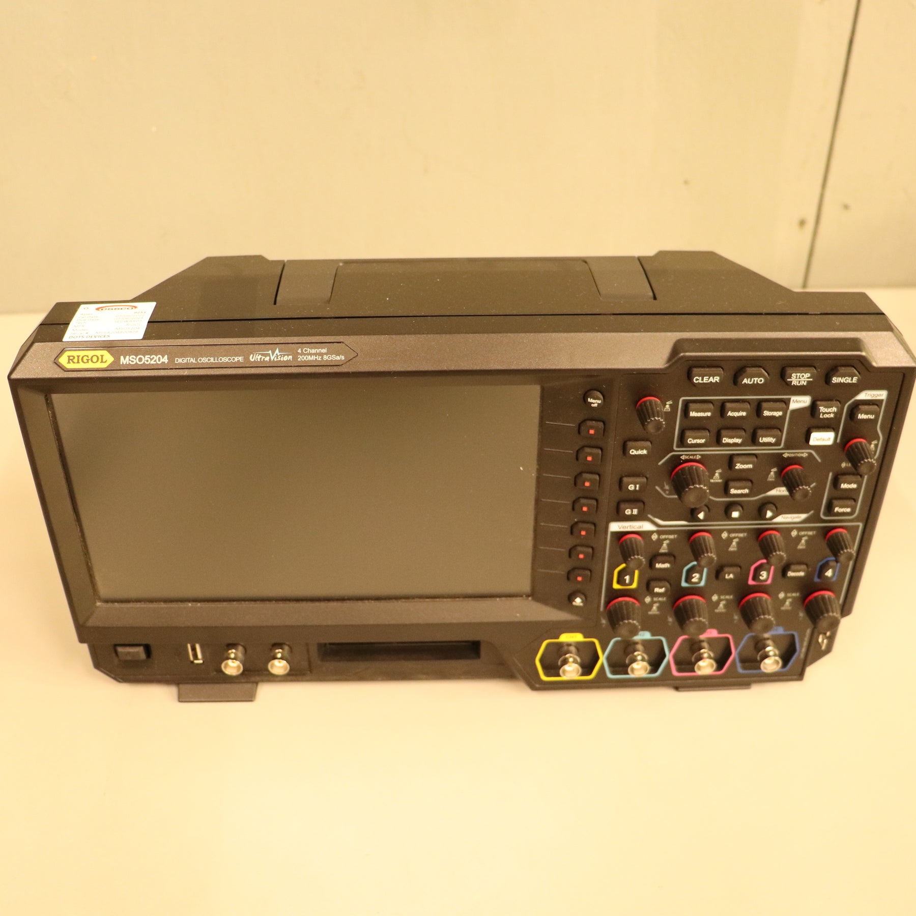 Rigol MSO5204 - 4 Channel Digital Oscilloscope 8GSa/s OPT 350MHz 200Mpts