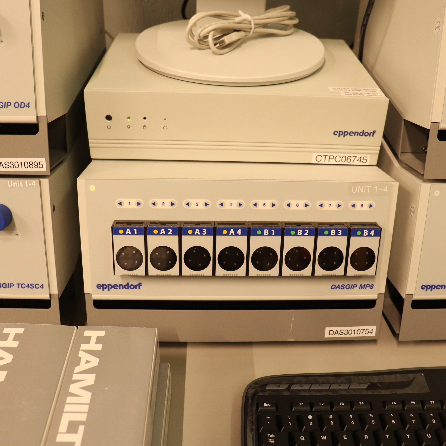 Eppendorf DASGIP 4-Fold Parallel Bioreactor System with Process Comput