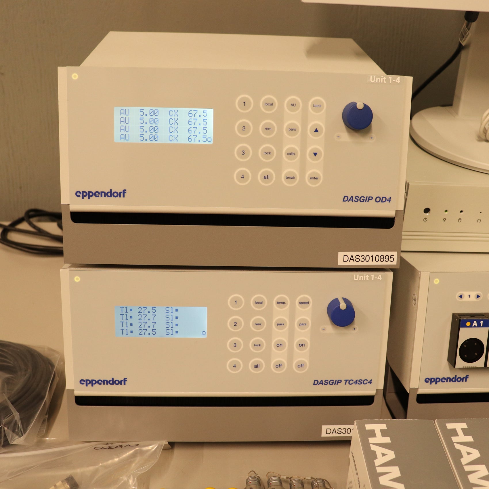 Dasgip Reactor Eppendorf DASGIP 4-Fold Parallel Bioreactor System with Process Comput