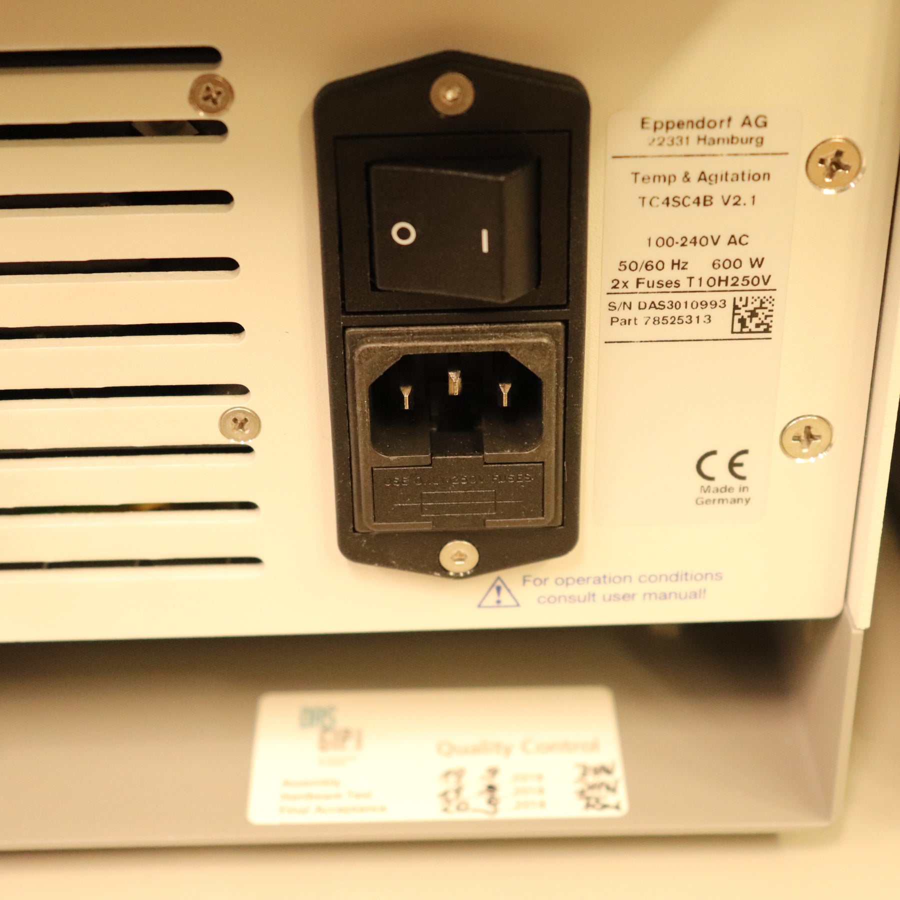 Eppendorf DASGIP 4-Fold Parallel Bioreactor System with Process Computer