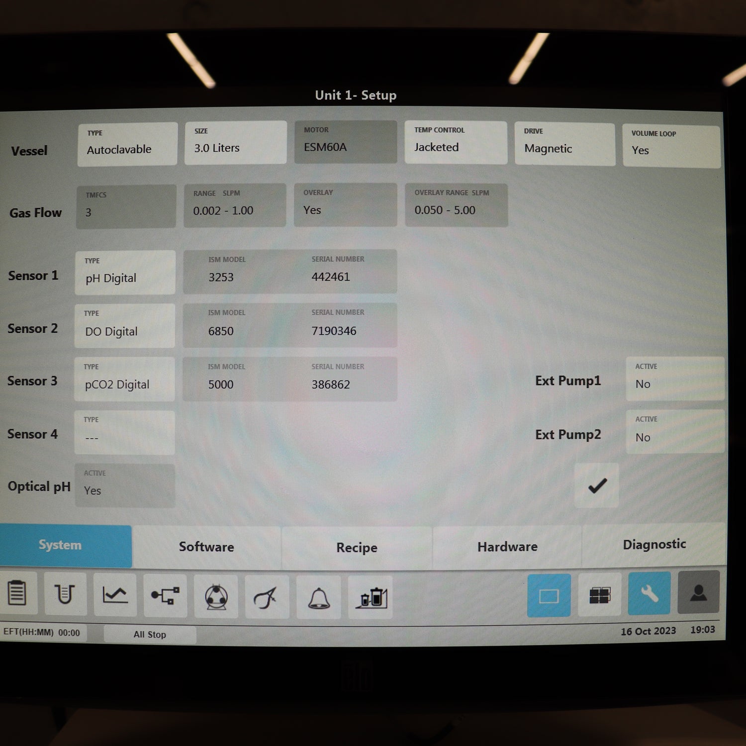 Eppendorf BioFlo 320 Bioprocess Control Station Fermenter Bioreactor