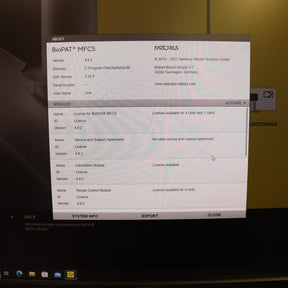 Sartorius BioPAT MFCS 4 Bioprocess Bioreactor Software