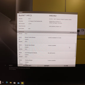 Sartorius BioPAT MFCS 4 Bioprocess Bioreactor Software