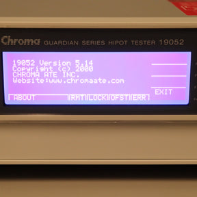 Chroma Guardian Hipot Tester Model 19052