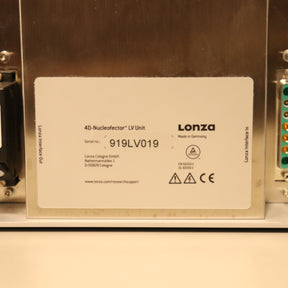 Lonza 4D-Nucleofector Core & LV Units w/ 21 CFR 11 Compliant Software