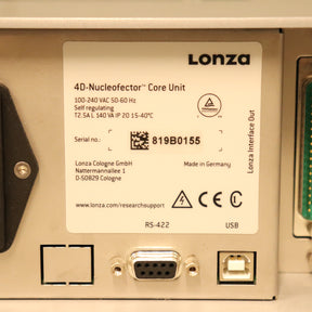 Lonza 4D-Nucleofector Core & LV Units