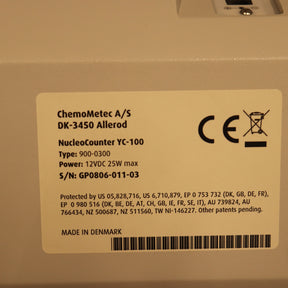 Chemometec Nucleocounter Automated Yeast Cell Counter YC-100