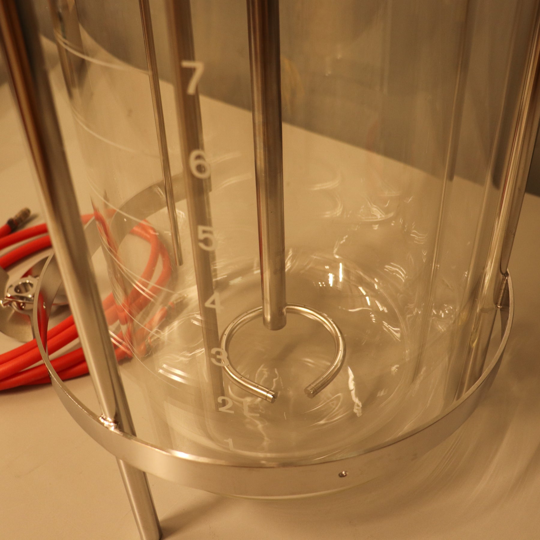 Sartorius Stedim 10L Jacketed Double Wall Glass Bioreactor Fermenter Vessel