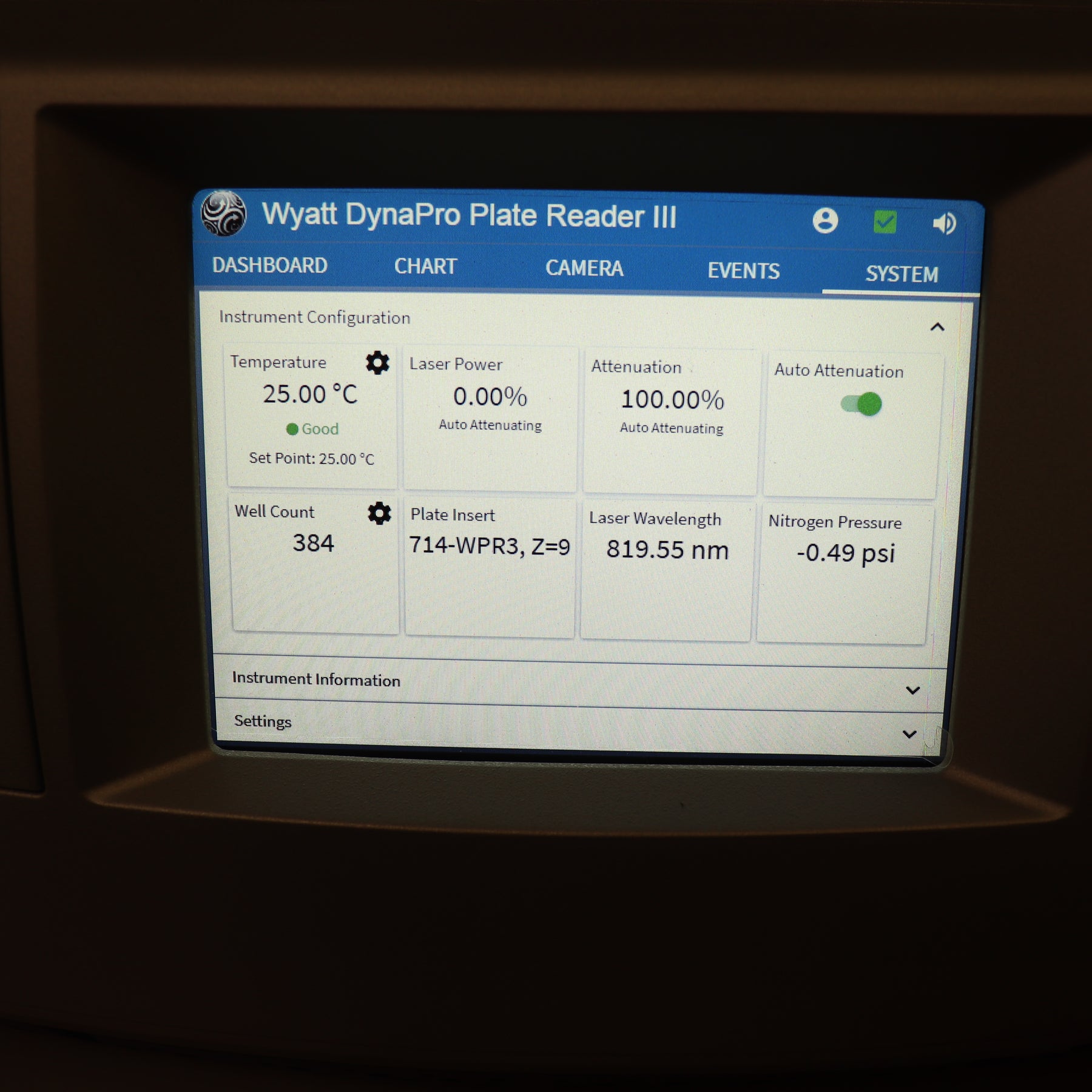 Wyatt DLS Dynamic Light Scattering DynaPro PlateReader III WPR3-01