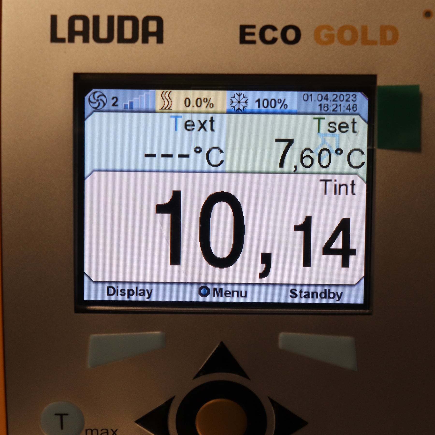 LAUDA ECO RE 415 G 4L WATER BATH CIRCULATOR w/ ECO Gold Control Head