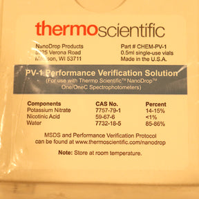 Thermo Scientific NanoDrop Performance Verification Solution PV-1