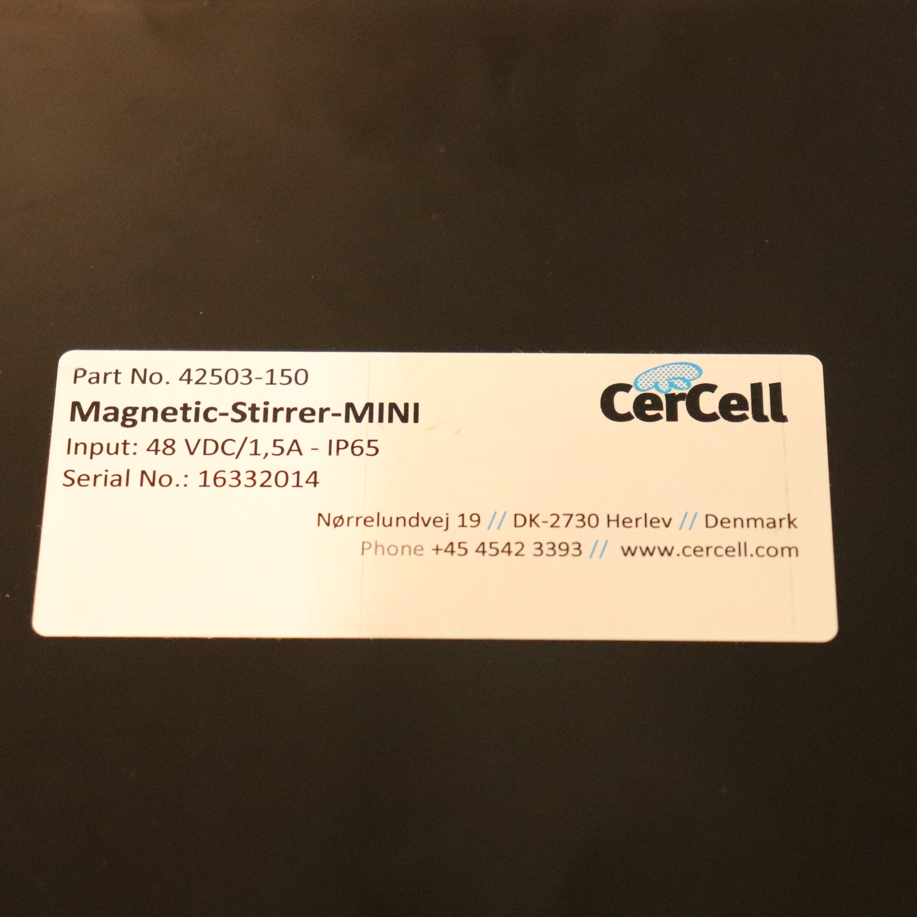 CerCell Magnetic-Stirrer-Mini Standalone Bioreactor Agitator MSM 42503