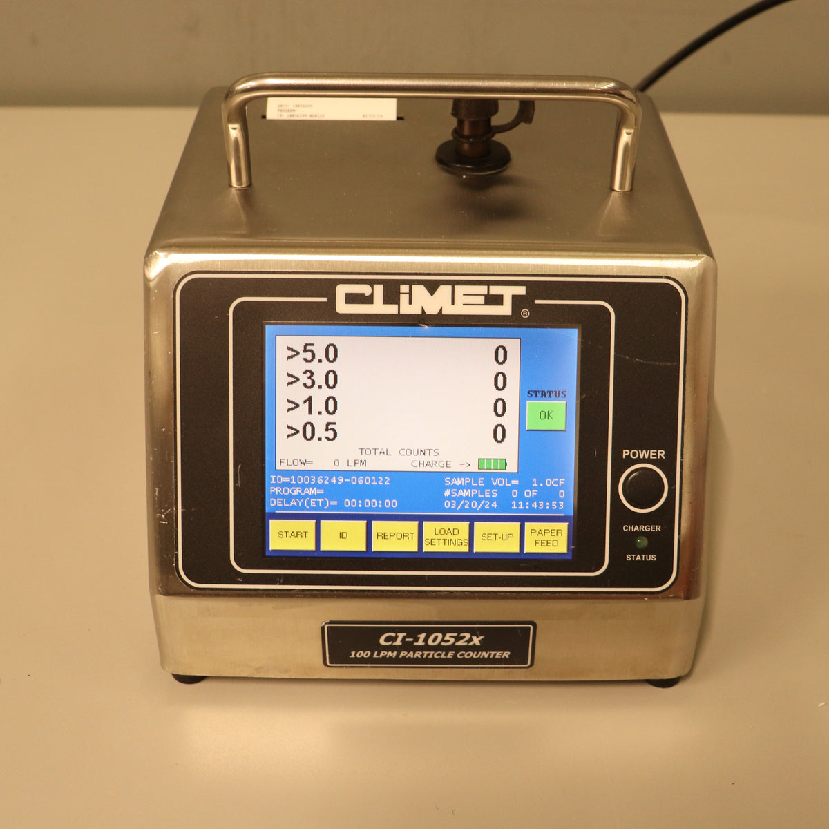 Climet CI-1052x Airborne Particle Counter CI-1052x-01