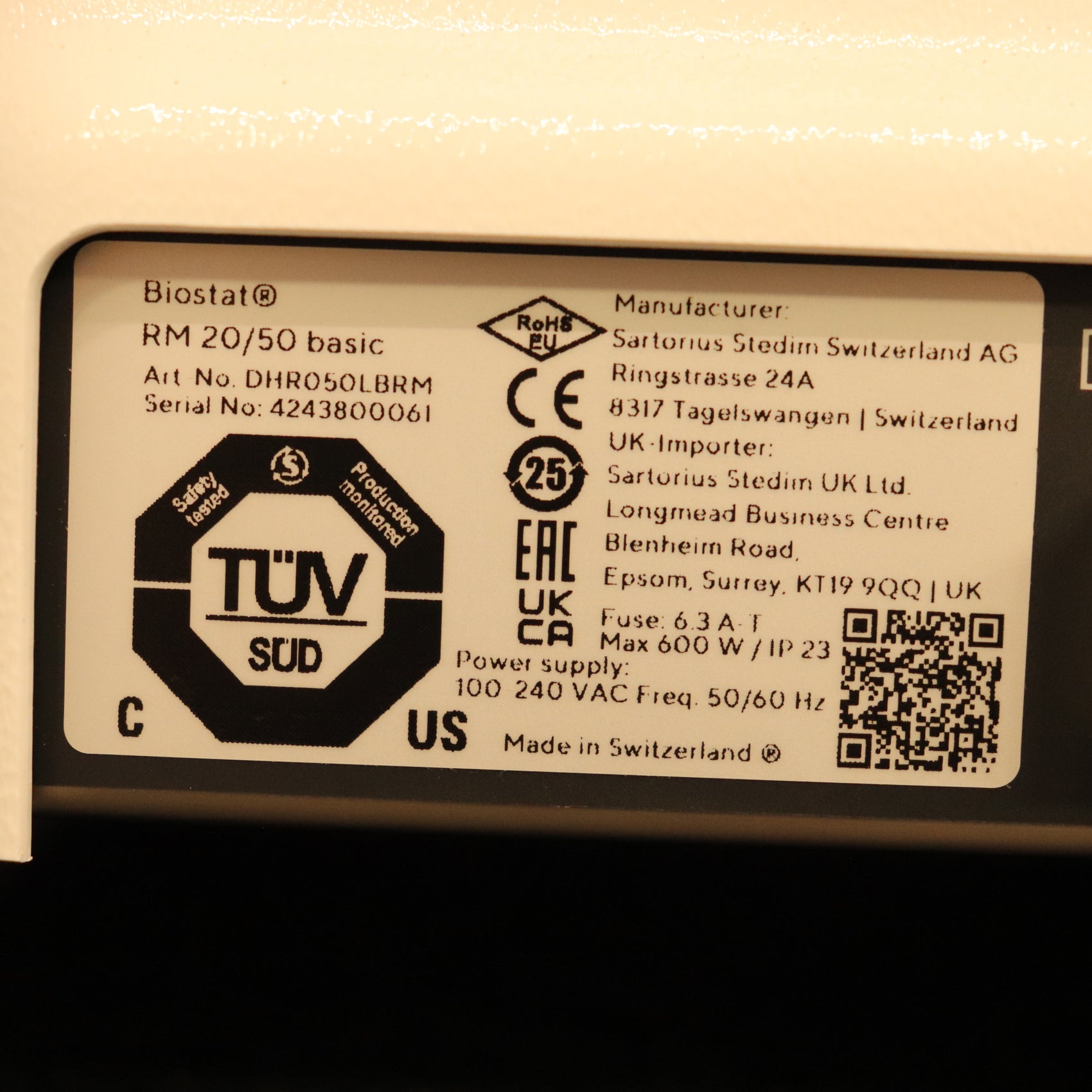 Sartorius Biostat RM Rocker Wave-mixing Bioreactor 20L 50L RMROCKER