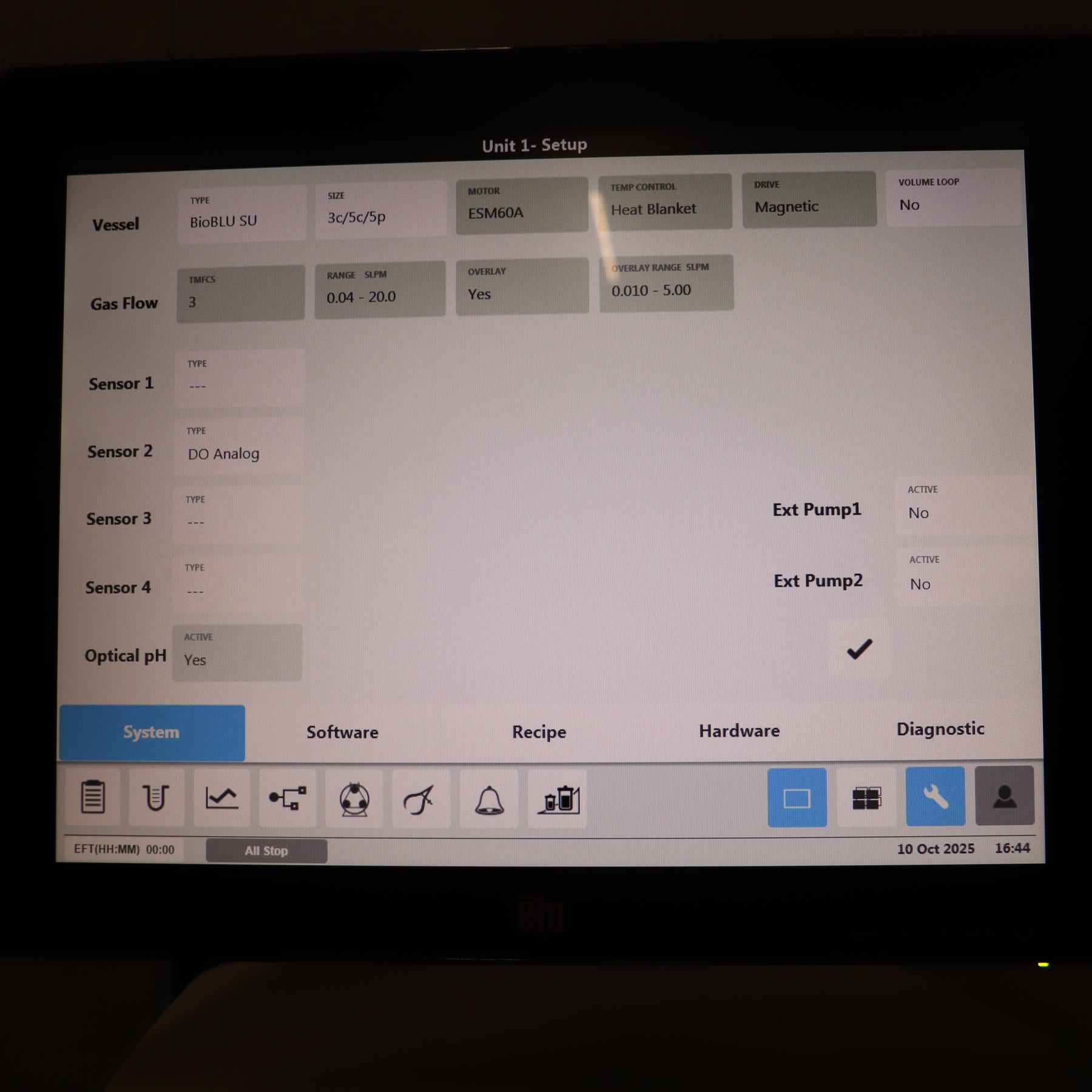 4x Eppendorf BioFlo 320 SU Bioprocess Control Stations