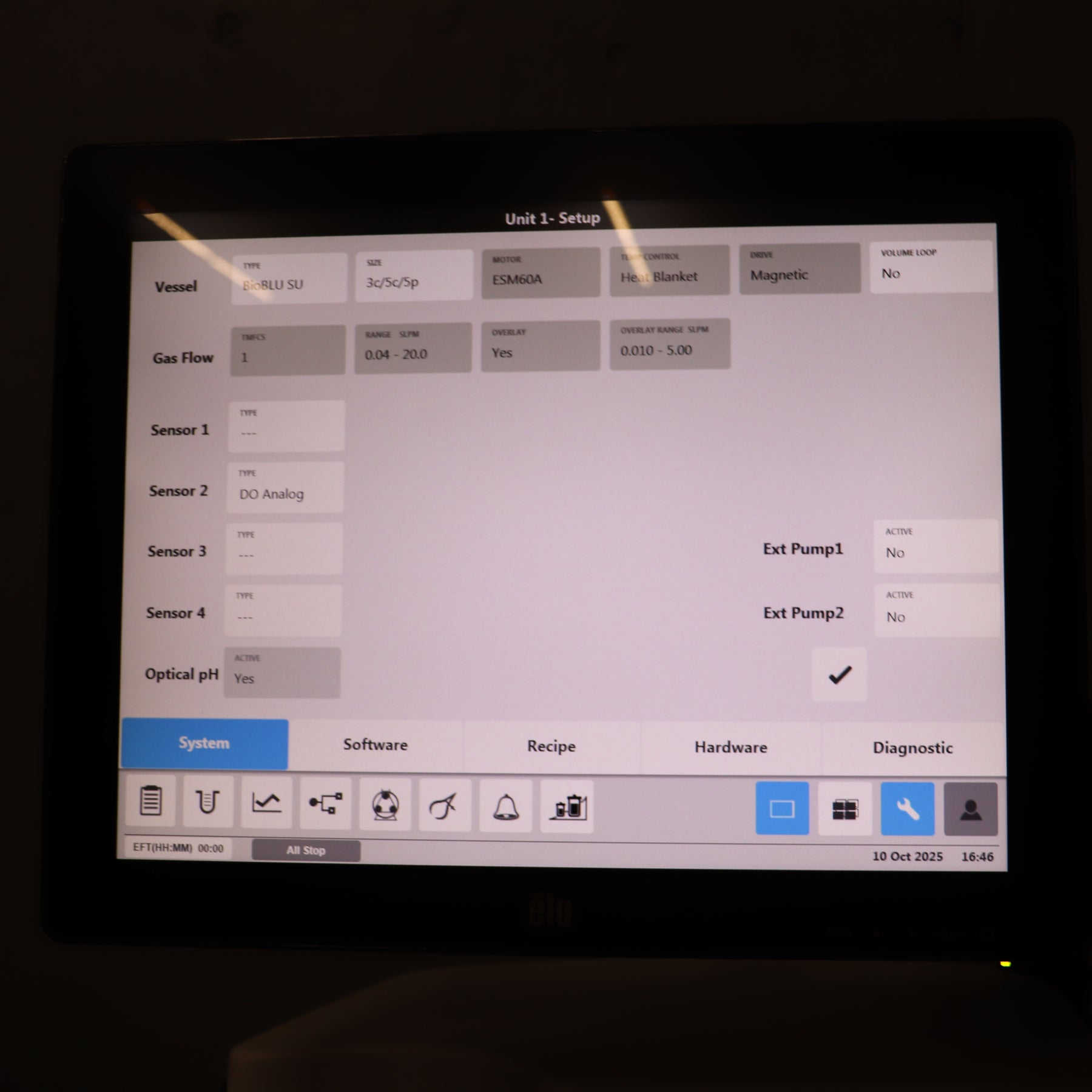 4x Eppendorf BioFlo 320 SU Bioprocess Control Stations