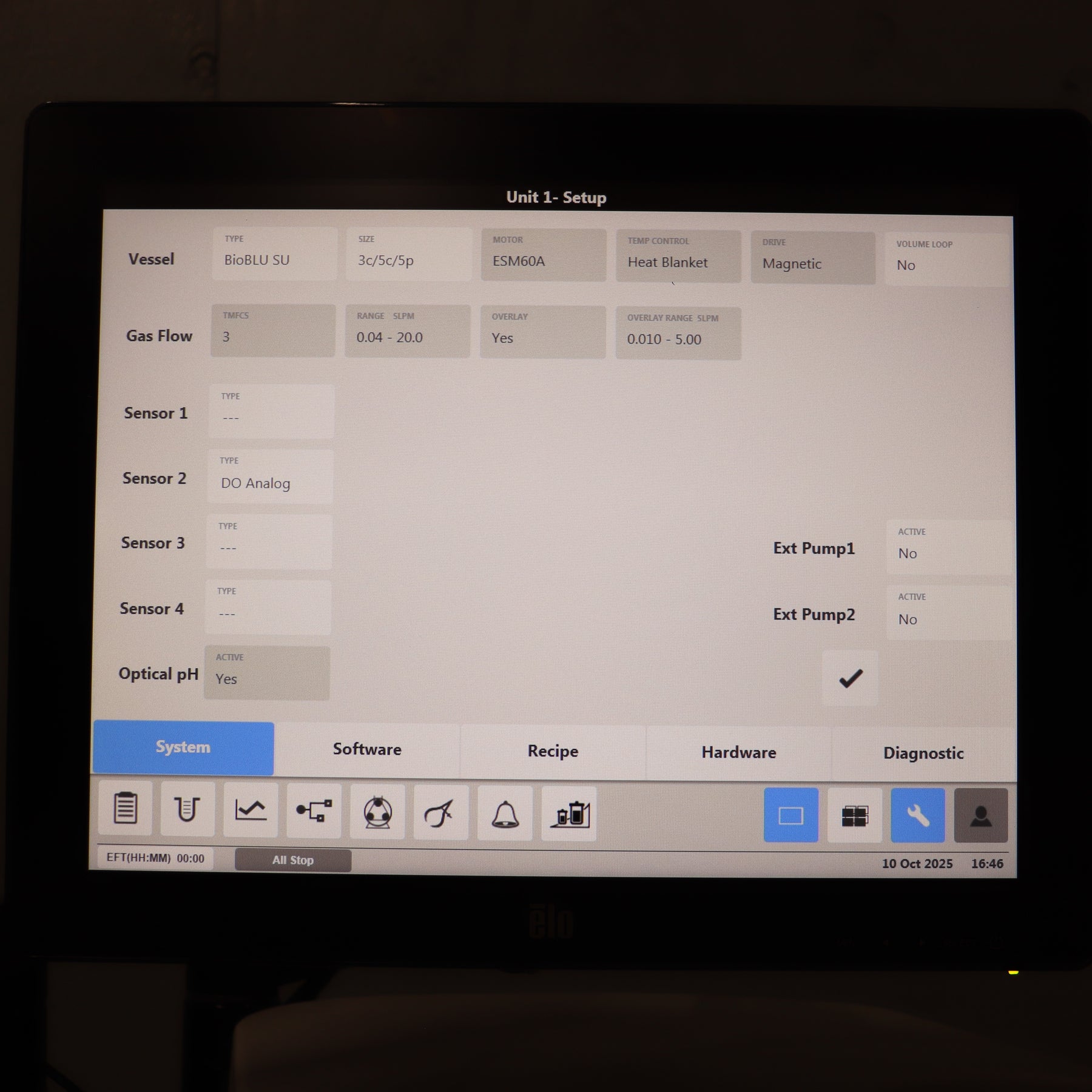 4x Eppendorf BioFlo 320 SU Bioprocess Control Stations