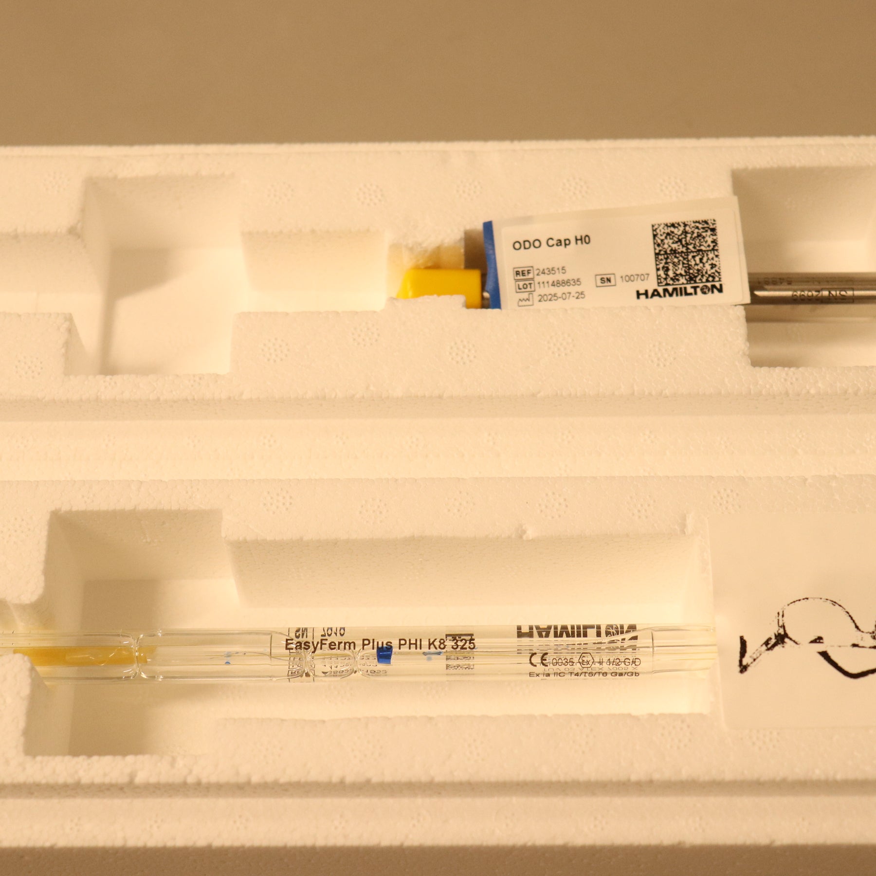 Sartorius 5L Double Wall Jacketed Glass Bioreactor Fermenter Vessel