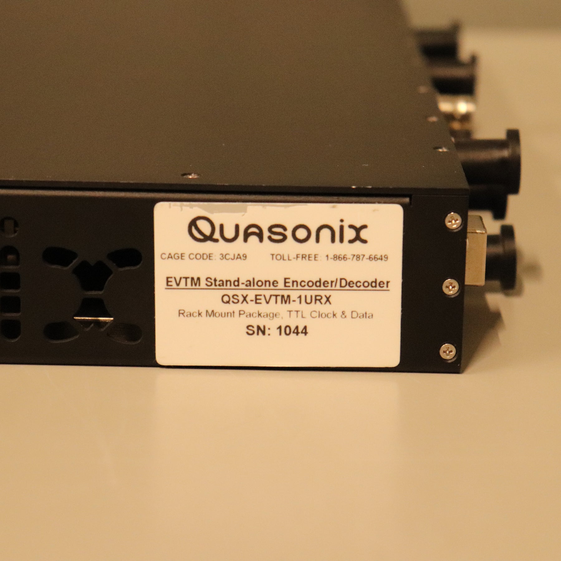 Quasonix Rack Mount EVTM Encoder/ Decoder