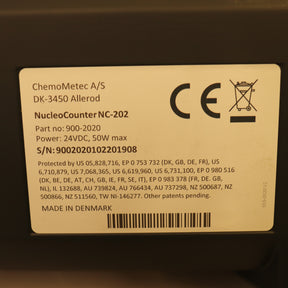 ChemoMetec NucleoCounter NC-202 Automated Cell Counter 900-2020 21 CFR 11