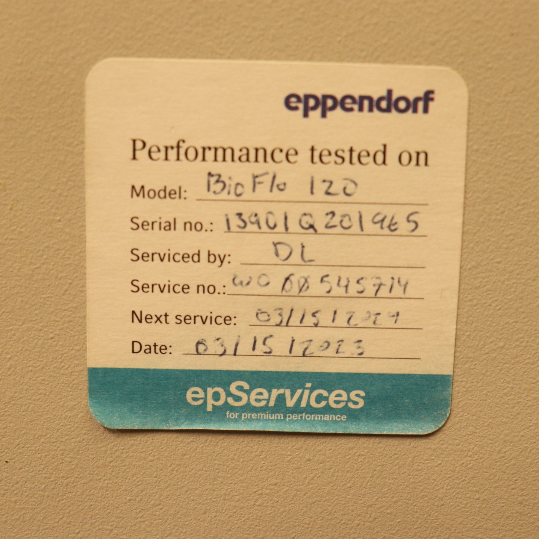 Eppendorf BioFlo 120 Advanced Bioreactor Fermenter System w/ 5L Vessel