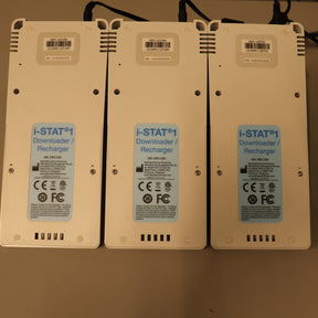 3x Abbott i-STAT 1 300-G Blood Analyzer System with Charger/ Downloader