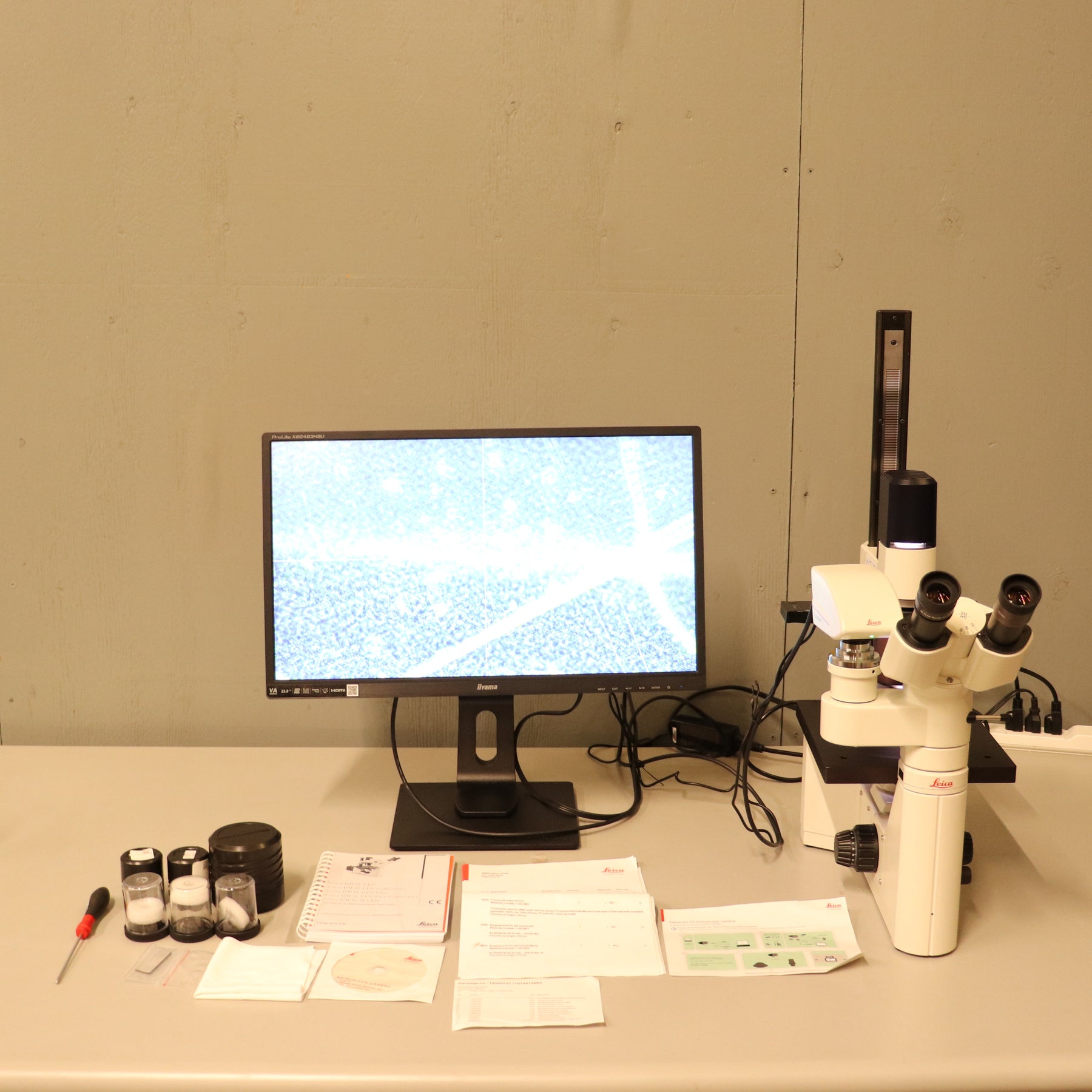 Leica DMIL LED Cellfactory Inverted Laboratory Microscope