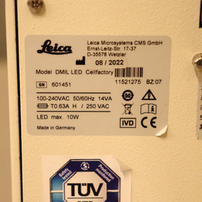 Leica DMIL LED Cellfactory Inverted Laboratory Microscope