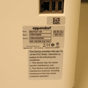 Eppendorf BioFlo 120 Advanced Bioreactor Fermenter System w/ 5L Vessel