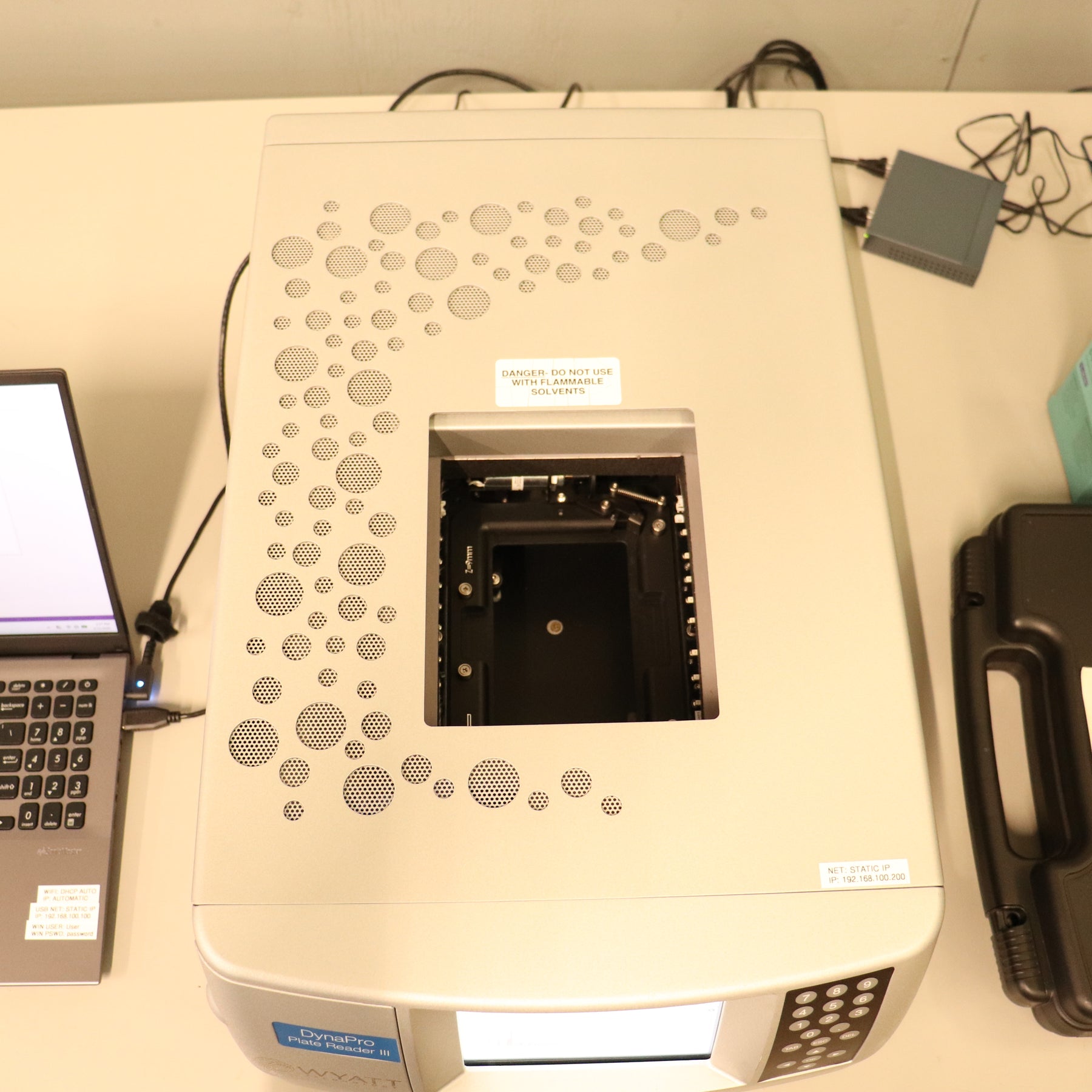 Wyatt DLS Dynamic Light Scattering DynaPro PlateReader III WPR3-01